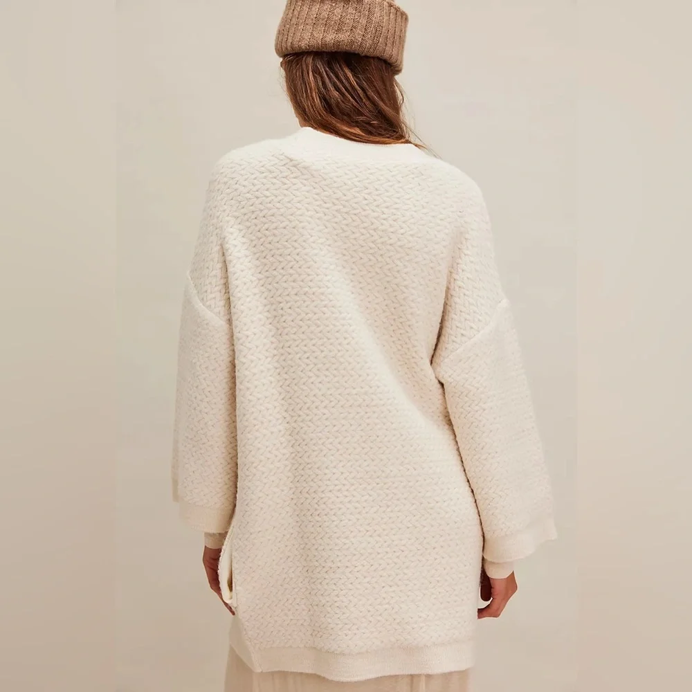 Free People Herringbone Stitch Kimono cardigan - Picture 2 of 3